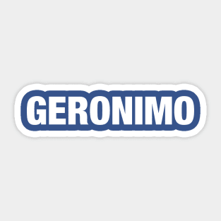 Geronimo Sticker